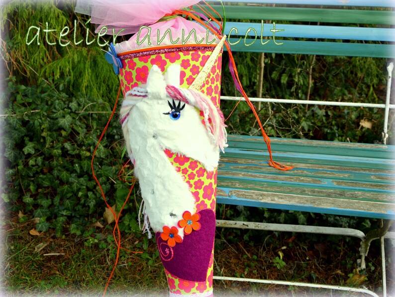School bag unicorn unicorn school bag green orange pink