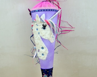 Schultüte Einhorn Einhornschultüte Pferd Zuckertüte 3D