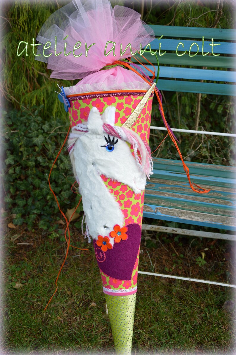 School bag unicorn unicorn school bag green orange pink