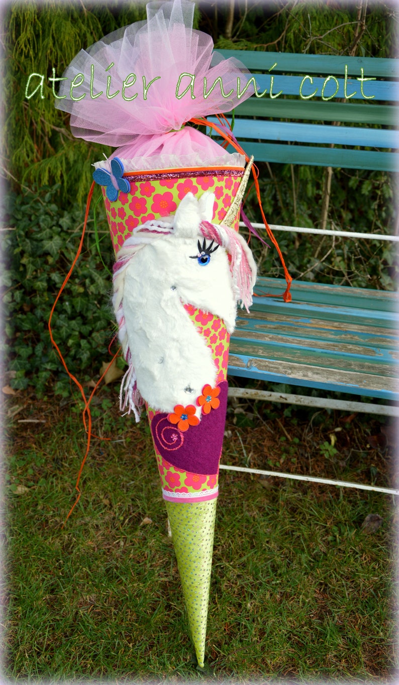 School bag unicorn unicorn school bag green orange pink