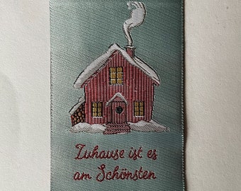 Patch "Home", 50 x 80 mm in size