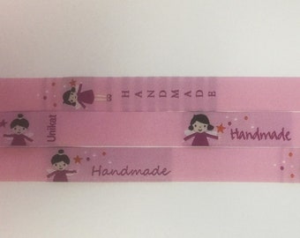 Woven ribbon, "Handmade Fairy"