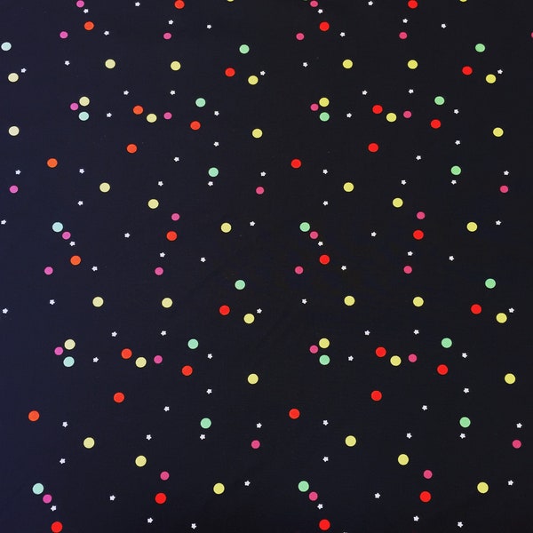 Baumwollstoff kbA, "Stars and Dots"