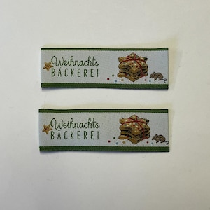 Aufnäher "Weihnachtsbäckerei"