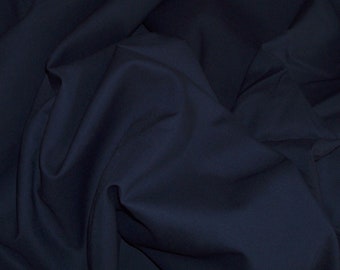 Remaining piece cotton fabric, dark blue, 60 cm long