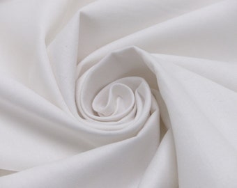 Cotton fabric, white