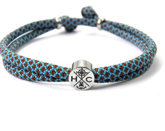 HanseCharms - Chic Maritimesurfer Bracelet- Adjustable Friendship Bracelet-Gift-Christmas Gift