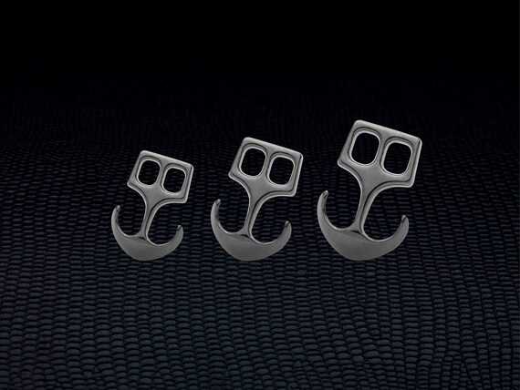1 2 5 10 50 Pieces In 3 Sizes Gunmetal Metal Anchor Etsy