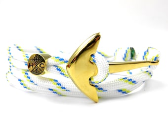Stainless Steel Anchor Bracelet- Wrap Bracelet-Adjustable Women, Men, Kids Bracelet-Surfer-Maritim-Handmade-Tennis Outfit