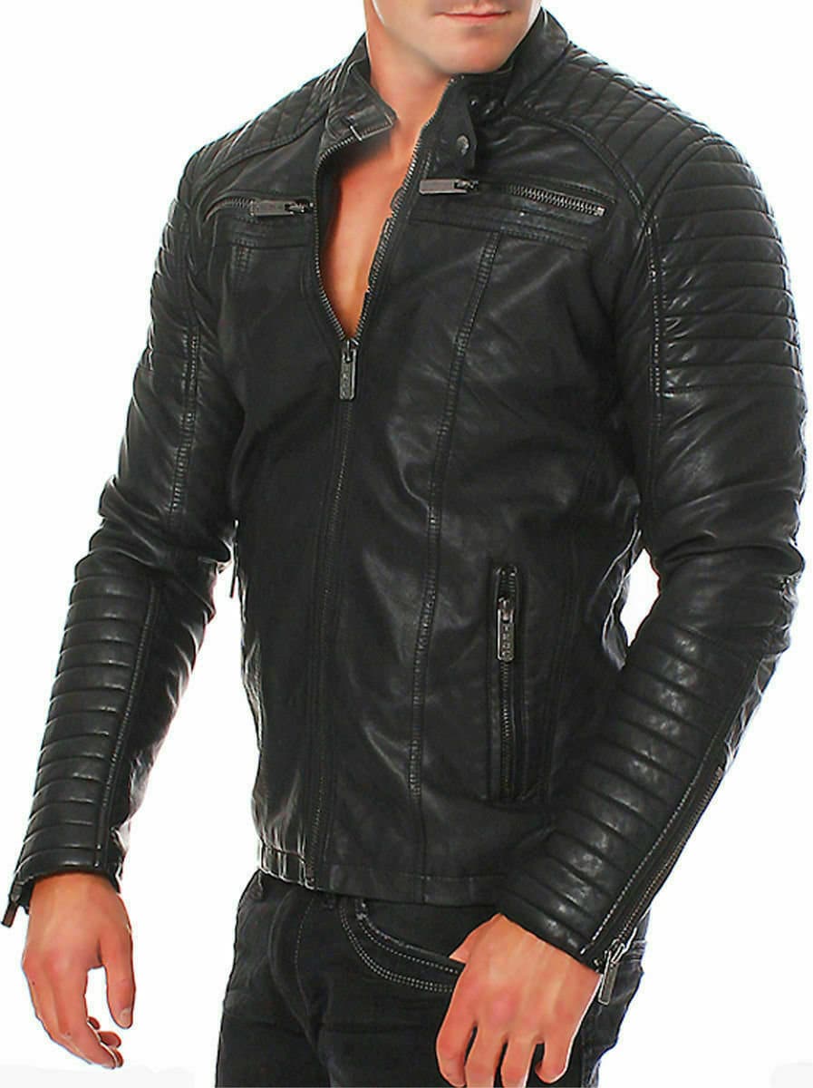 Jacket, Leather Jacket, Black Men's Jacket, Clothes - China Jacket and Leather  Jacket price