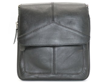 Leather Cross Body Bag made in Real Leather Soft Sheep Skin