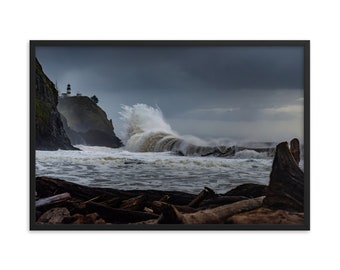 Cape Disappointment 4461 Póster enmarcado