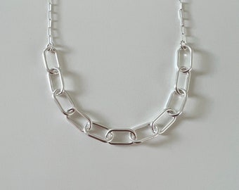 Solid link chain 925 sterling silver