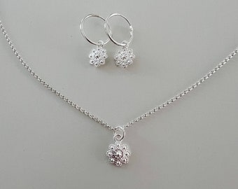 Jewelry Set Blossom 925 Sterling Silver