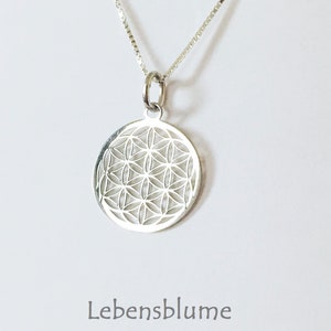 Flower of Life Necklace 925 Silver