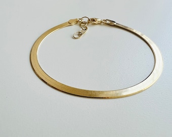 Shiny bracelet Shiny 925 sterling silver 18kt gold plated