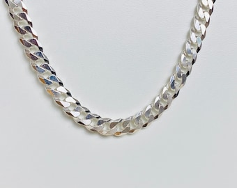 Solid Tank Track 7 mm 925 Argent Sterling