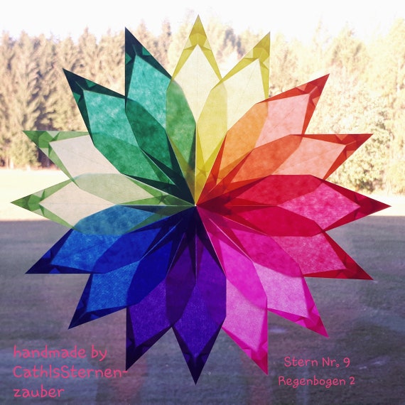 Transparent Star No 9 24 Cm Transparent Star Windows Star Star Window Decoration