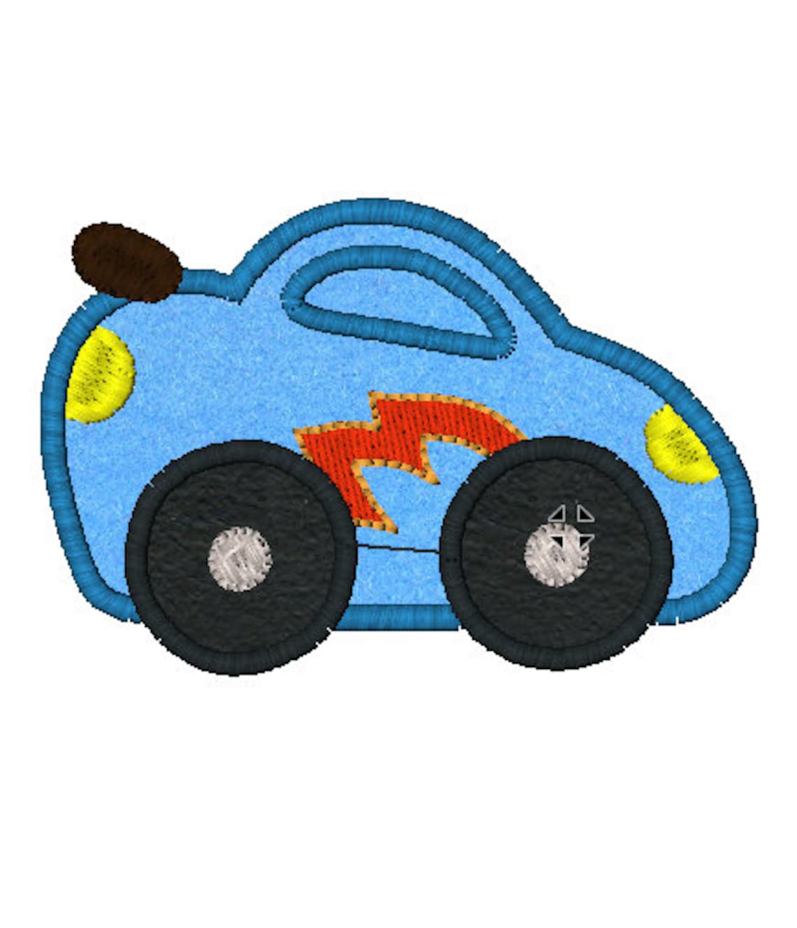 Race Cars Embroidery Applique Design Combo Set Etsy