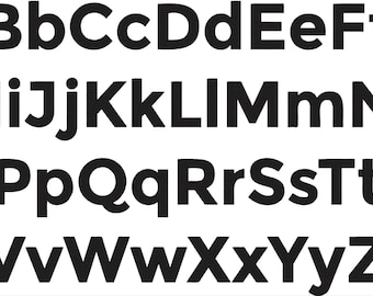 Montserrat vetgedrukte borduurbestanden: BX-lettertype toetsenbord ABC-letters (1, 2, 3 inch)