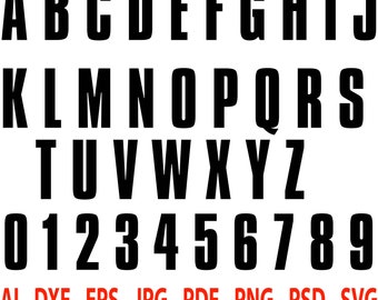 Godfather Movie alphabet graphics files for CRICUT SILHOUETTE Cameo cutters