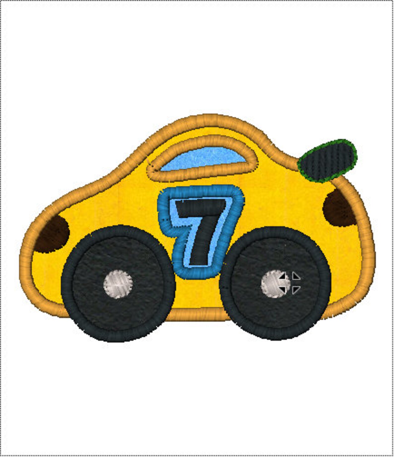 Race Cars Embroidery Applique Design Combo Set Etsy