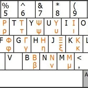 Machine Borduur Lettertype Letters Griekse Letters 0.5-2 Inch afbeelding 6