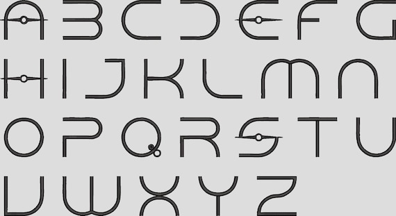 Embroidery Machine Files DUNE Movie Style Font