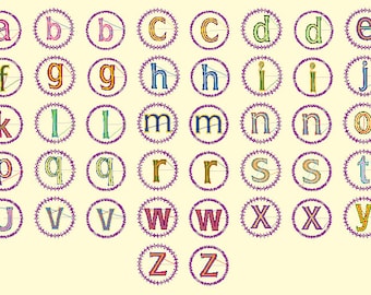 BX Keyboard Letter Fonts - Patches Alphabet Zigzag and Motif 3.5 Inch - (BX Format Only)