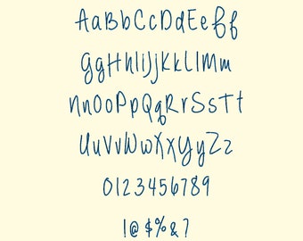 BX Keyboard Letter Fonts - Forever N Ever (.75-1.5 Inch) - (BX Format Only)