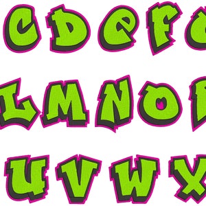 BX Keyboard Letter Fonts - FRESH Prince Font 2 Inch - (BX Format Only)