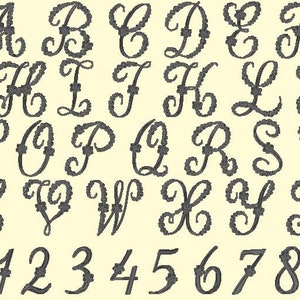 Embroidery Machine Files - Flower Script Heirloom 3 Inch