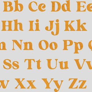 BX Keyboard Letter Fonts - 70&#39;s Retro Bold Serif Style - (BX Format Only)