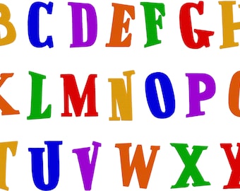 Archivos de bordado de la serie de televisión Living Single: Letras de teclado con fuente BX (1-3 pulgadas)