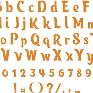 Embroidery Machine Files  - Trolls Inspired ABC Font Letters