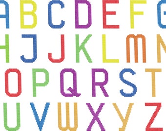 Fuentes de letras para teclado BX - Cross Stitch Alpha de 3 pulgadas - (solo formato BX)