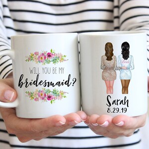Bridesmaid Proposal Coffee Mug: Custom Bridal Party Gift