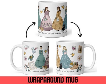 Little Women Mug with March Sisters Book Quote