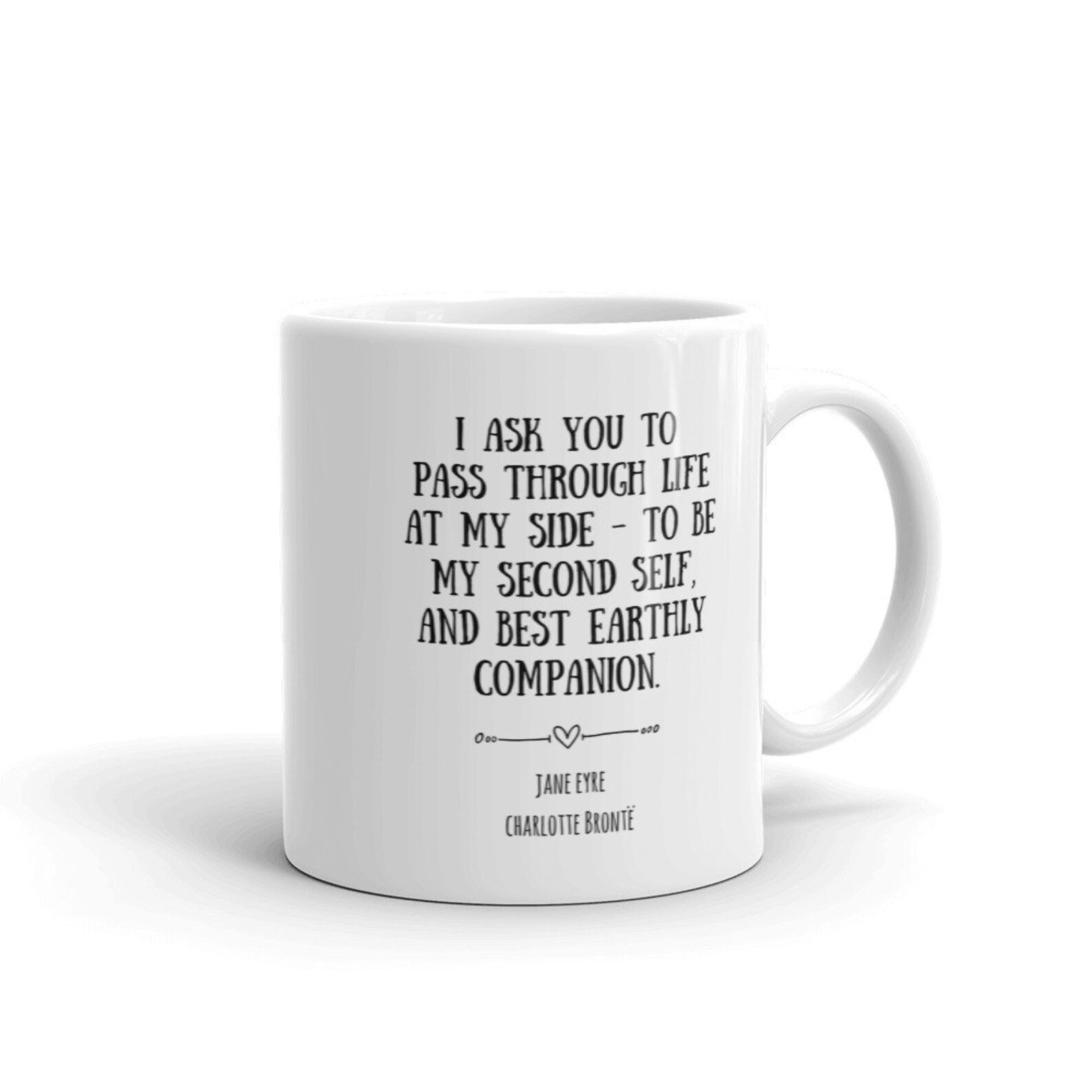 Jane Eyre Quote Mug Bookish Couples Proposal Mugs With Etsy