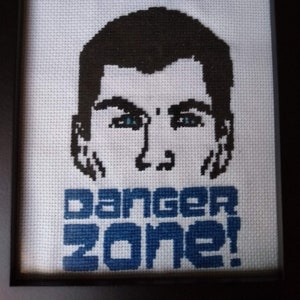 Danger Zone Cross Stitch Pattern