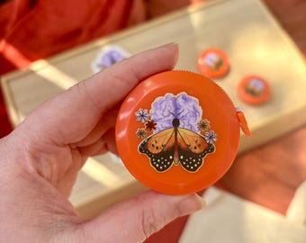 MS Butterfly Hand Drawn Measuring Tape: Sewing, Knitting, Crochet - 60 Inch | proceeds support National Multiple Sclerosis Society