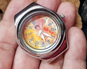 Caja de Reloj- "Marble" - cuarzo, nuevo, DIY, fabricante de joyas en blanco para relojes - reloj sin corre