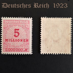 Deutsches Reich 1923 -  5 Million Mark - MI317 - Ungebraucht - Weimarer Republik
