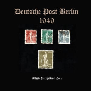 Set Deutsche Post Berlin 1949 stamps - - Used - Allied Occupation Zone