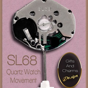 Quartz watch movement, Original and Brand New, Great for repairing replacing or making a watch. 100% Brand New and High Quality.