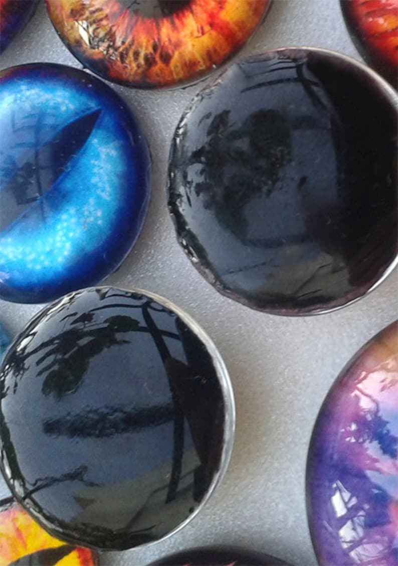 High-end Cabochons DE103 Reptilian Eyes Dragon Eyes Steampunk Glass Eyes Fantasy Eyes Handmade Cat eyes High Quality Human Eyes