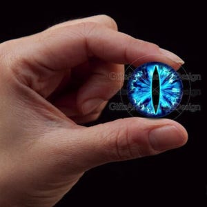 Glass Eyes, Dragon Eyes, Fantasy Eyes, Steampunk, Reptilian Eyes, Cat eyes, Human Eyes, Handmade, High Quality, High-end Cabochons DE353