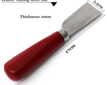 Stainless Steel Leather Cutting and Skiving Knife