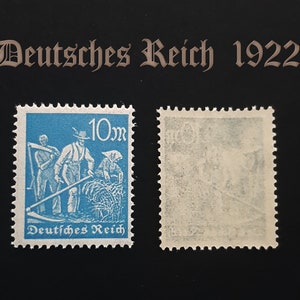 Briefmarken Deutsches Reich - Deutsches Reich - 1922 - 1923 10 Mark - 20 Mark oder 40 Mark - Ungebraucht - Weimarer Republik