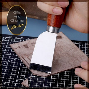 Stainless Steel Leather Cutting and Skiving Knife image 5